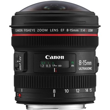 Canon - EF 8-15mm f/4L Fisheye USM
